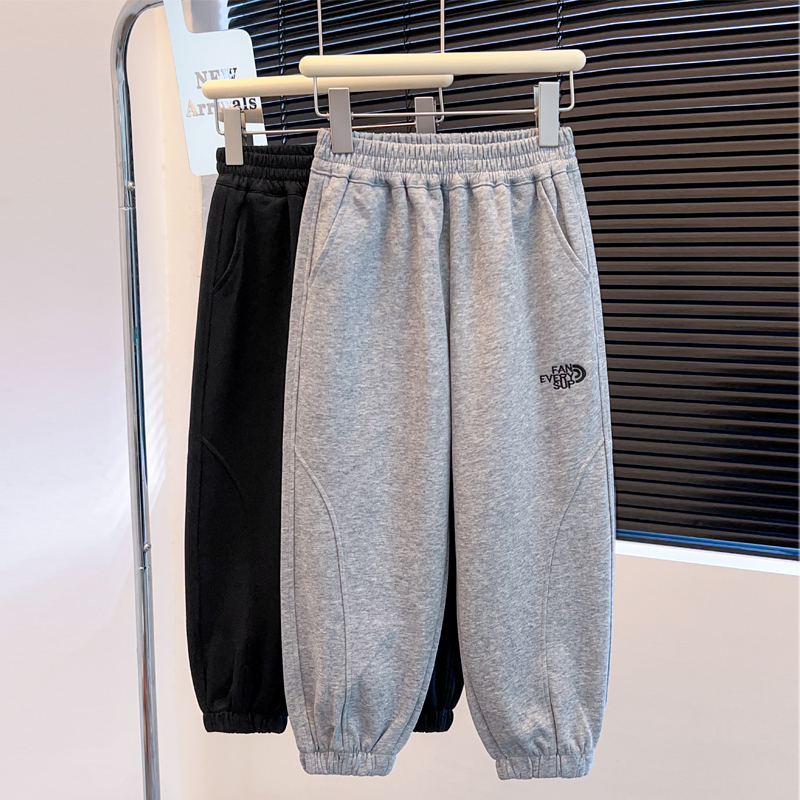 男童裤子春秋款2025新款休闲卫裤