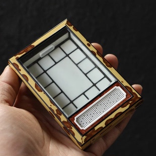 精品纯手工精工制作天然梅妃竹黄蛉鸣虫盒带音响斑竹金钟竹蛉盒子