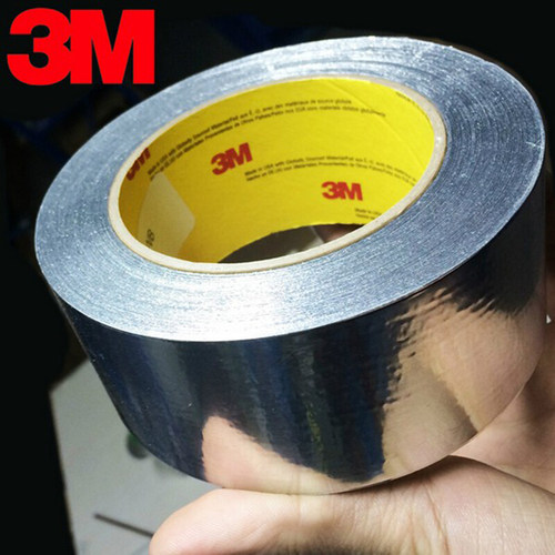 3M 425铝箔胶带 耐高温加厚防水防晒耐腐蚀导电铝箔胶带 导热遮蔽