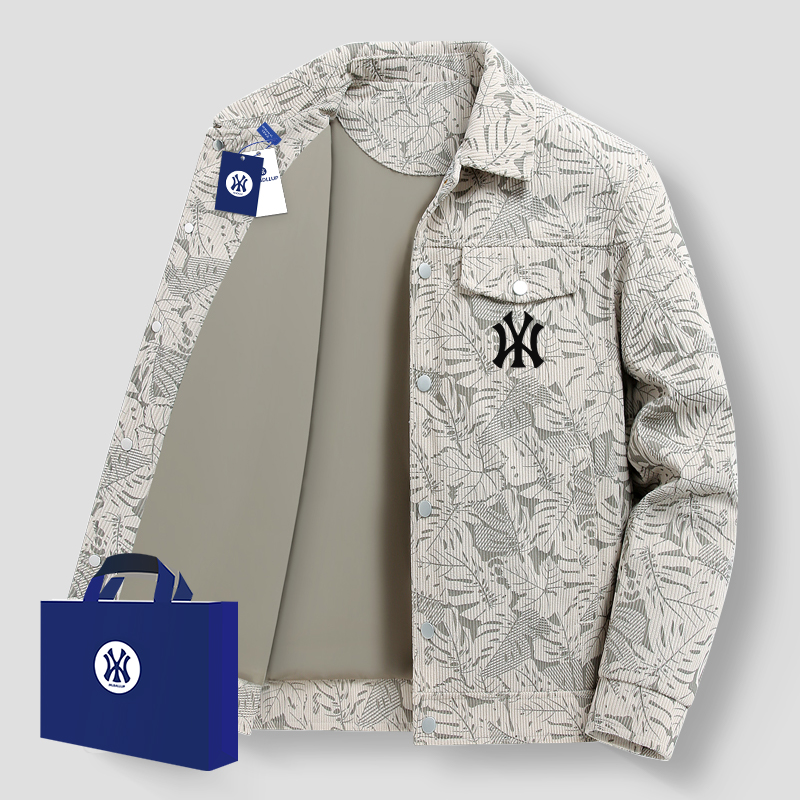 奥特莱斯灯芯绒外套男秋冬季加棉衣保暖翻领三防美式工装夹克上衣