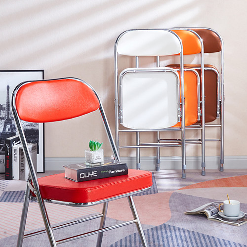 折叠椅靠背椅大排档火锅店加厚