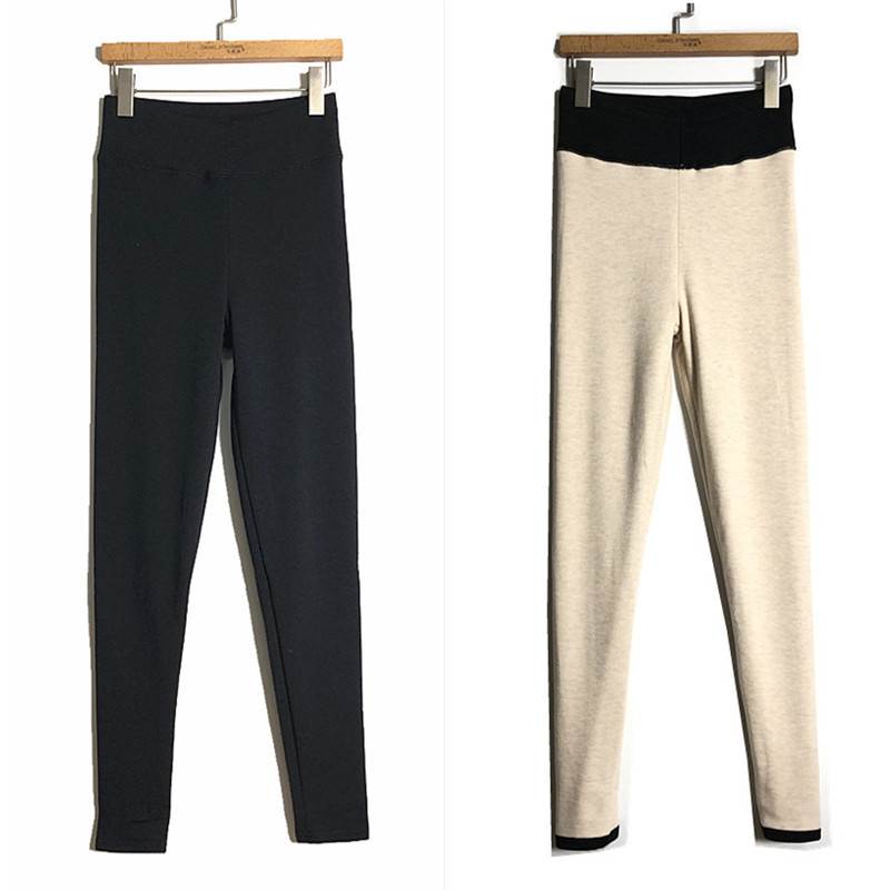 凯撒加厚羊绒女士双层保暖长裤