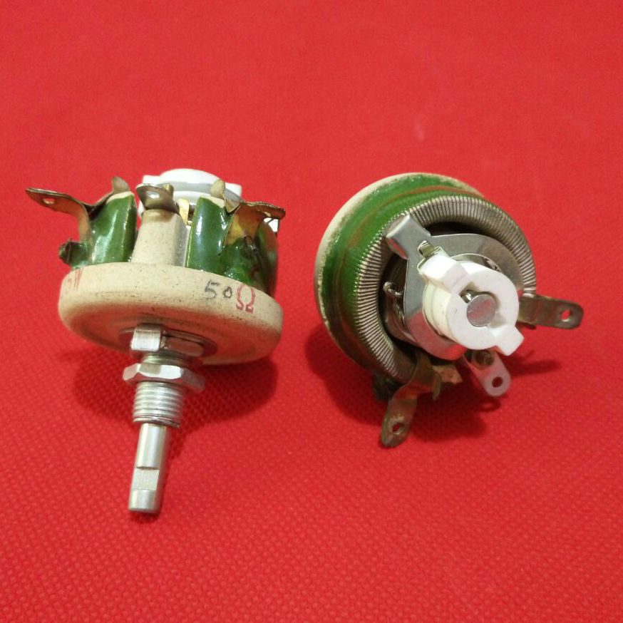 BC1 25W 200R 300R  磁盘电阻 瓷盘变阻器 可调电阻  送旋钮