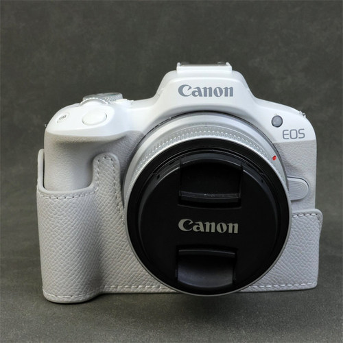 适用佳能 r50半套微单底座 配件 eos r50相机包 r100 EOSR100皮套