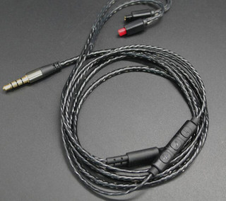 铁三角耳机升级线材ATH-IM01/02/03/04/IM50/70三按键绞纹线