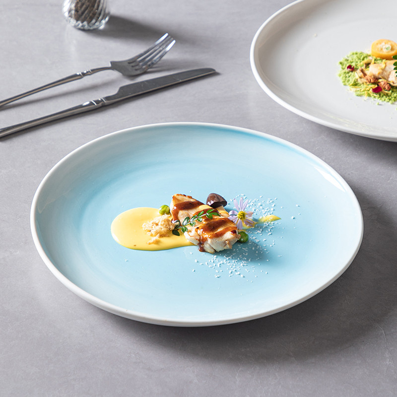 盘子陶瓷菜盘家用商用餐厅2026新款高级感碗盘浅盘菜盘高颜值餐具,餐饮具,盘,淘宝优惠券,粉丝福利购,淘宝优惠卷