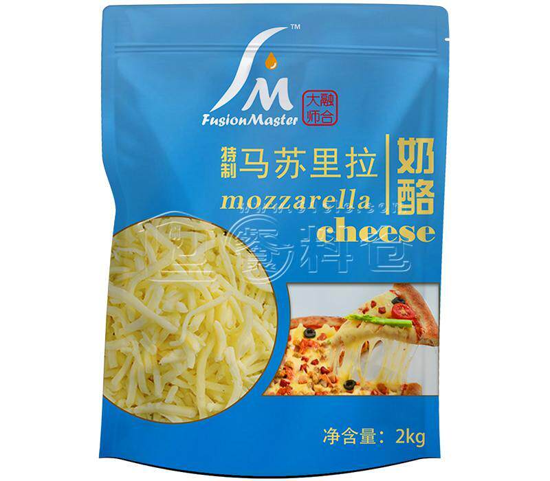 融合大师 马苏里拉芝士碎 2kg/包 6包/箱 - 实物图