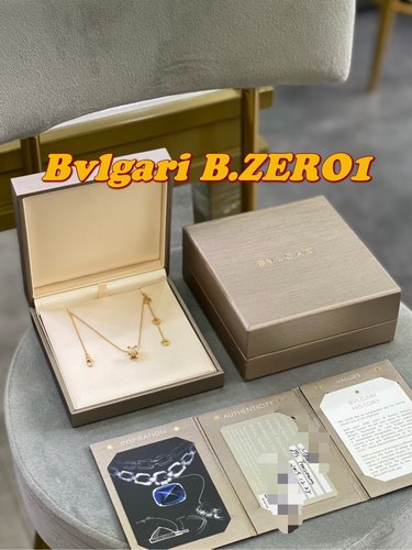 Bvlgari宝格丽 小号玫瑰金满钻项链 正品保证 支持第三方鉴定