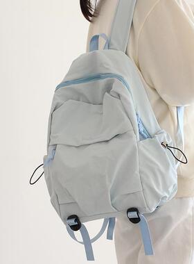 书包初中女生高中大学生高颜值小众大容量新款双肩包电脑旅游背包