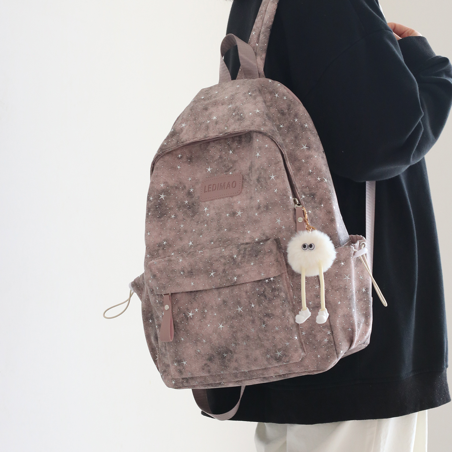 大学生双肩包女小型 日系ins原创电脑旅行背包轻便百搭高中生书包