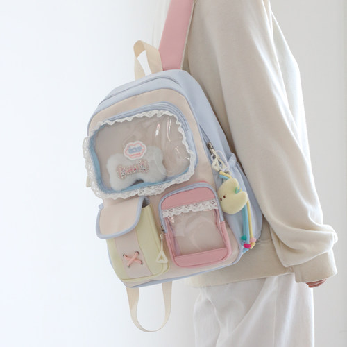 大学生双肩包女小型 日系ins原创小众旅游小背包轻便百搭迷你书包