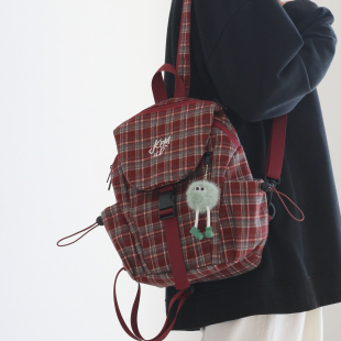 日系ins迷你双肩包女2026新款 妈咪包三用胸包旅行背包小型通勤包