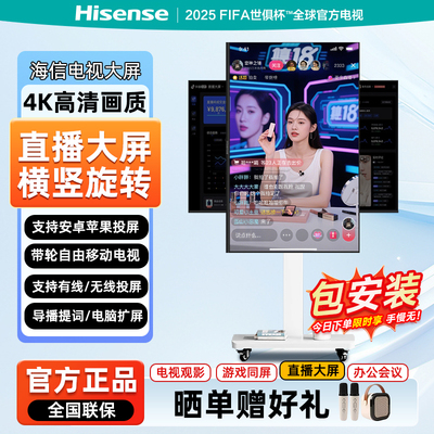 海信42英寸可移动电视直播大屏