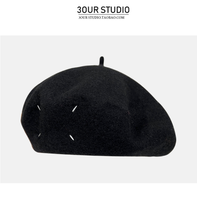 贝雷帽逛街韩版男女秋冬