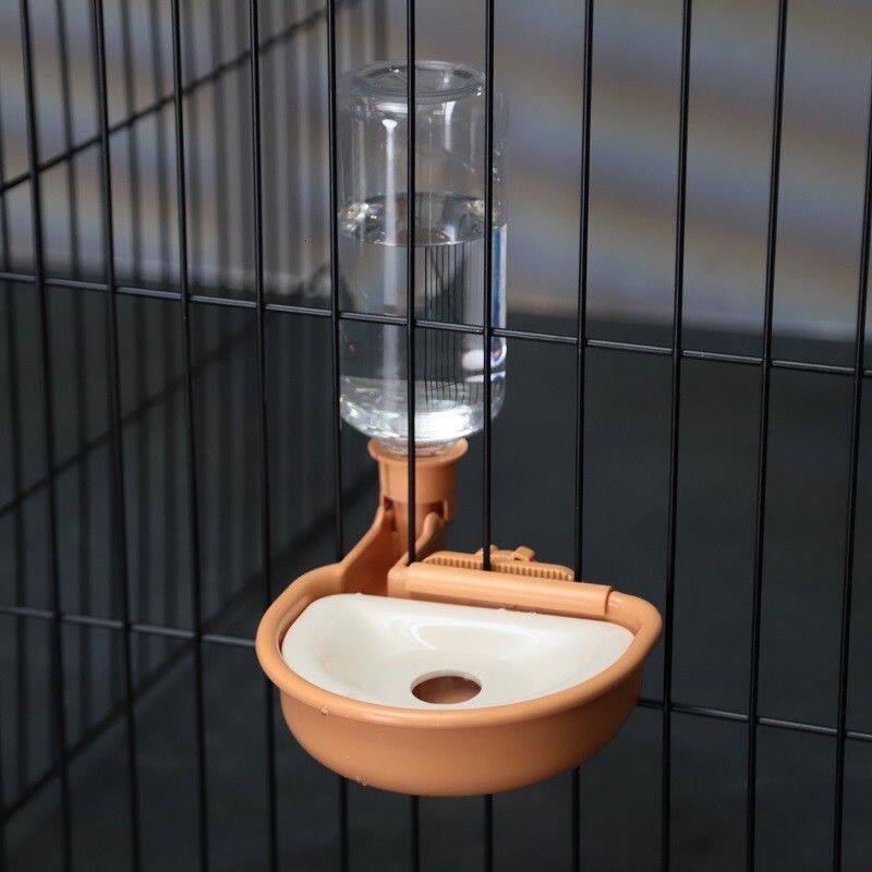 狗狗挂式饮水机猫咪自动喂水喂食器狗笼子猫喝水悬挂水壶宠物用品