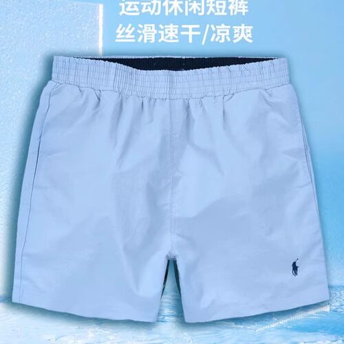 潮牌纯色男士沙滩裤运动三分裤