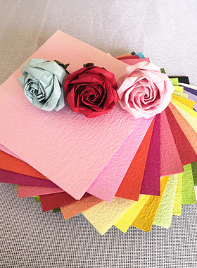 30cm手揉纸手工纸玫瑰折纸酒杯玫瑰材料PT佐藤玫瑰手作玫瑰纸艺