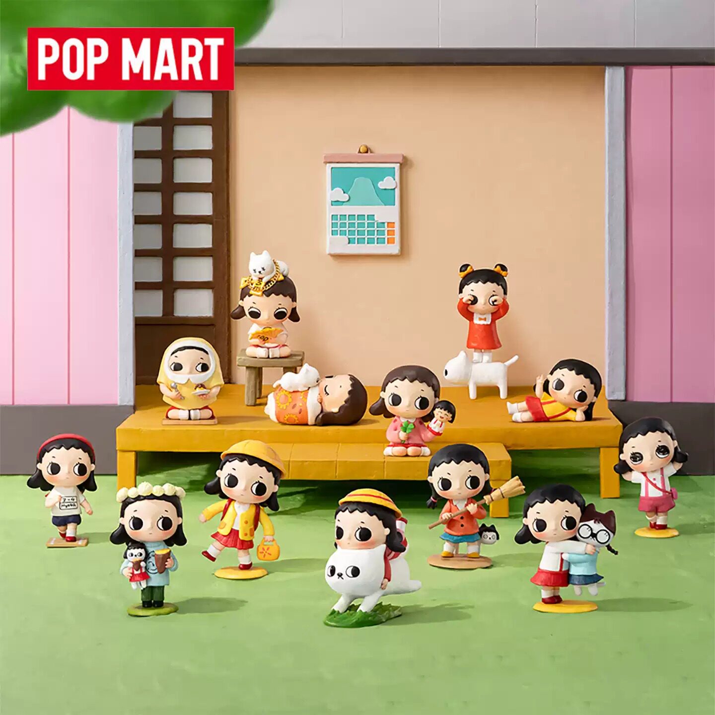 POPMART泡泡玛特Nyota×樱桃小丸子联名系列手办盲盒玩具礼物