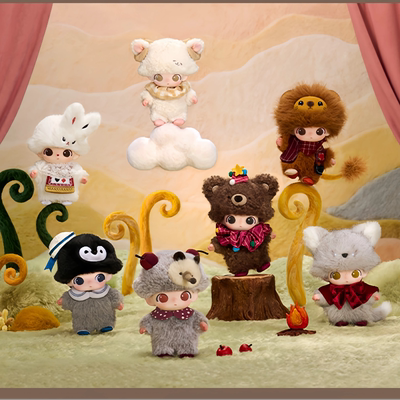 POPMART泡泡玛特DIMOO秘密话剧社系列搪胶毛绒挂件盲盒礼物