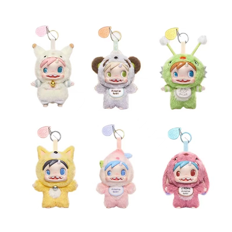 泡泡玛特 POLAR Monster Baby怪物收藏系列毛绒挂件盲盒礼物