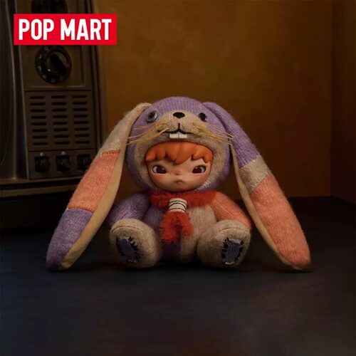 POPMART泡泡玛特小野 Hirono 暗场系列毛绒公仔挂件盲盒周边礼物