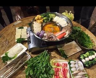 代购包邮 越南特色帽子锅 不锈钢酸辣火锅配用风格独特多功能海鲜