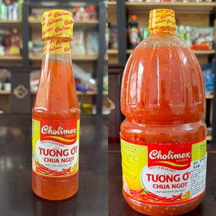 越南特色甜辣酱2100毫升长期出售各种调味香料泰式美食小吃酥蒜米