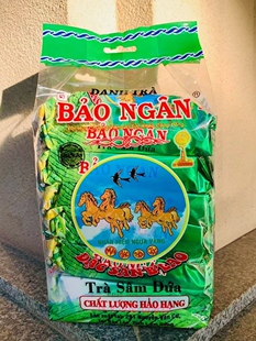 代购 越南 TRA BAO NGAN黄马菠萝鼠尾草茶420g正品东南亚特色凉茶