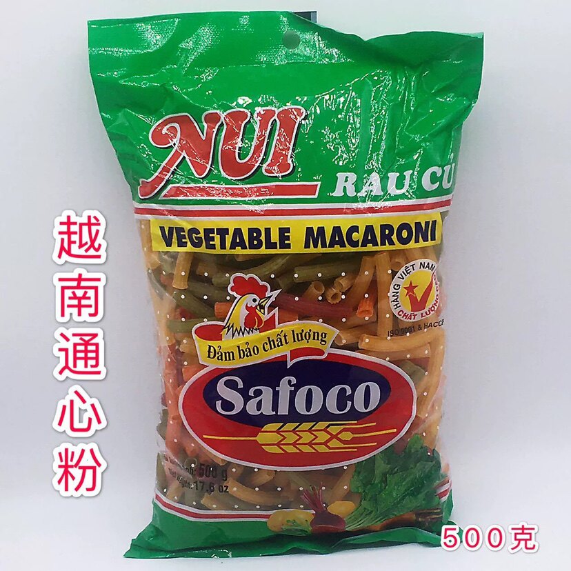 代购 越南彩色通心粉500克 东南亚风味美食 小吃零食糕点粉条甜品