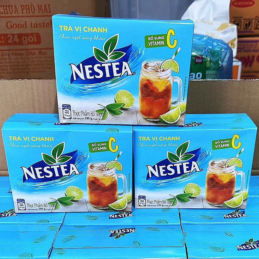 代购 越南 雀巢柠檬冰红茶速溶冲泡15杯东南亚特色饮品冷饮店配用