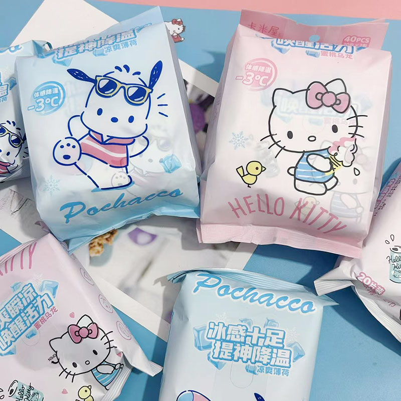 kt猫帕恰狗薄荷乌桃蜜龙冷感湿巾