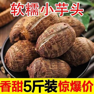 毛芋头新鲜江西芋头牛奶小芋头软糯红芽芋甜毛芋本地芋艿辅食