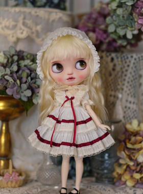 【现货-掉落】Jadeshine* 纸杯蛋糕 *Blythe小布娃衣ob24洋装套装