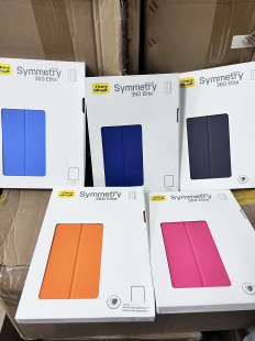 原装正品Otterbox水獭Symmetry360炫彩几何iPad Air4/5/6/7保护套11寸防摔弯平板套带笔槽亚克力透明背壳