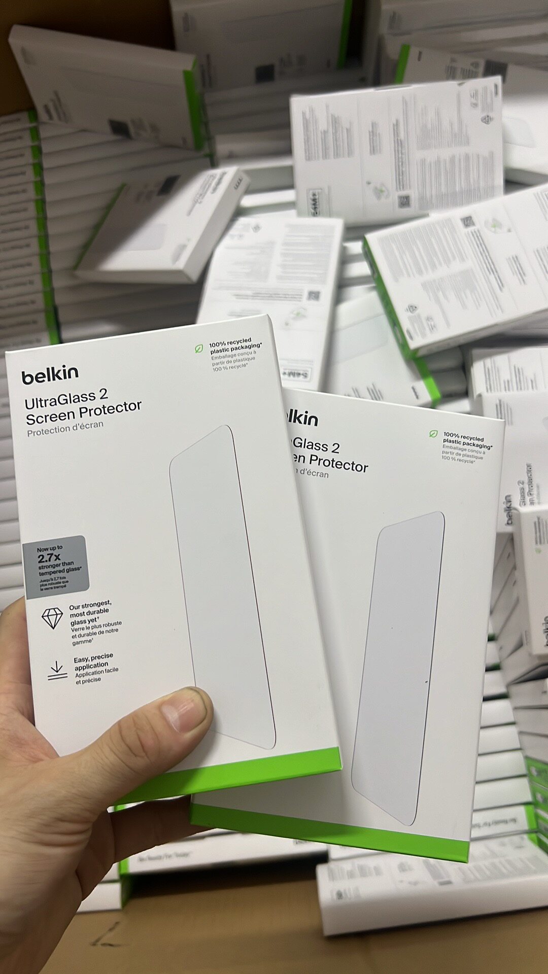 Belkin贝尔金苹果16promax/15pro手机钢化膜iphone11/XR/Xsmax/13promax/14promax/7plus/8plus 保护膜超薄se图片