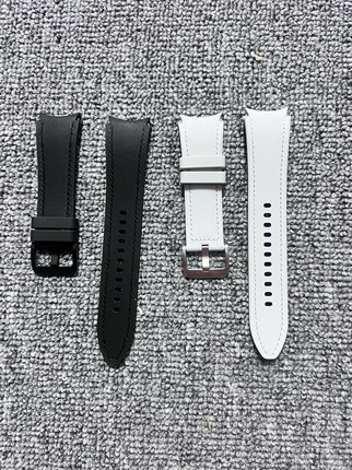 官方三星Galaxy Watch4/5/6/7 Classic 舒适型生态皮表带原装正品