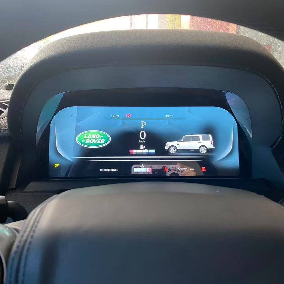 路虎升级新款液晶仪表盘carplay