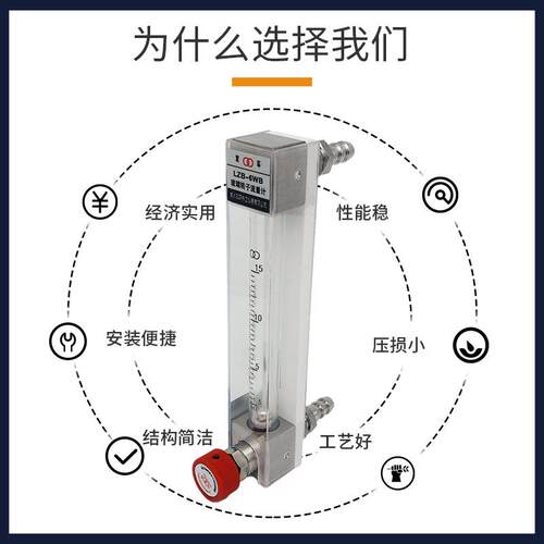 玻璃转子流量计双环LZB-6WB