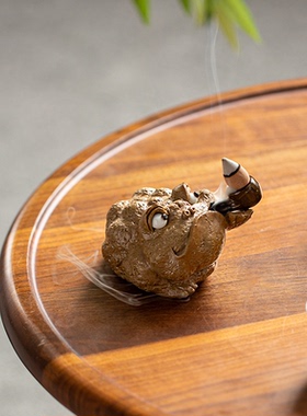 金蟾线香茶道手工陶瓷