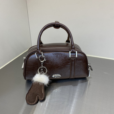 时尚保龄球手提包小众百搭