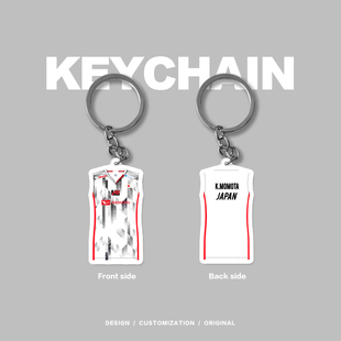 本队 2018日本羽毛球国家队球衣队服桃田贤斗周边钥匙扣奥原希望