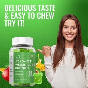loss Weight gummies ACV 跨境电商非洲热销苹果醋生酮软糖Keto