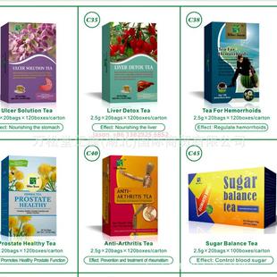 跨境现货Ulcer solution liver detox Hemorrhoids prostate tea