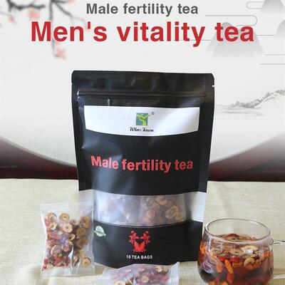跨境出口male fertility tea人参五宝动力茶kidney tonifying tea