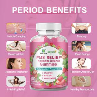 荷尔蒙PMS relief Hormone Balance gummies平衡womb gummy月经
