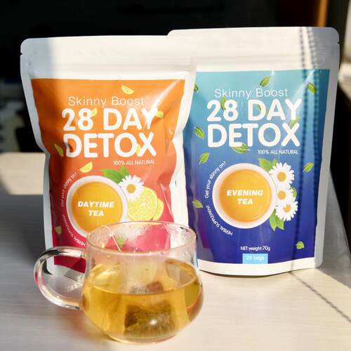 出口非洲欧洲东南亚28 day skinny boost detox slimming tea bag