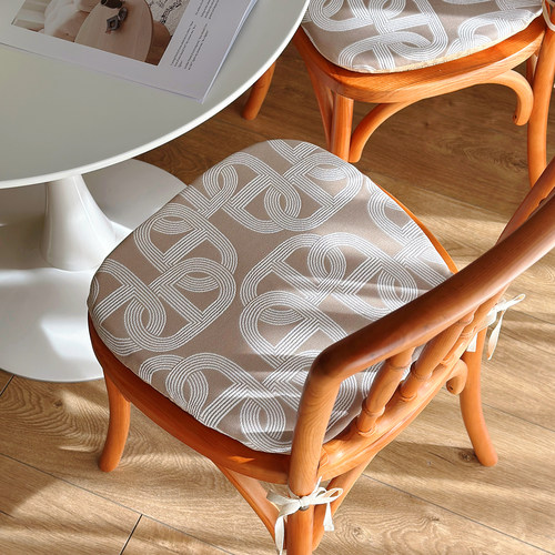 雪尼尔提花坐垫简约高级感椅垫