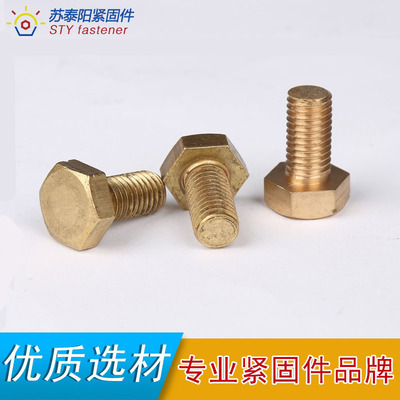 黄铜外六角螺栓苏泰阳
