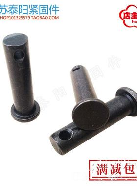 10MM GB882 销轴 销钉 定位销 T型平头带孔销 M10*18~M10*160