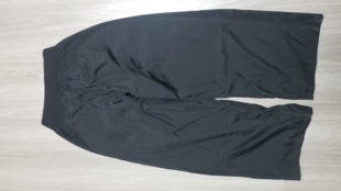 女装 休闲裤子 扩版宽腿 弹力腰围 个性 黑色